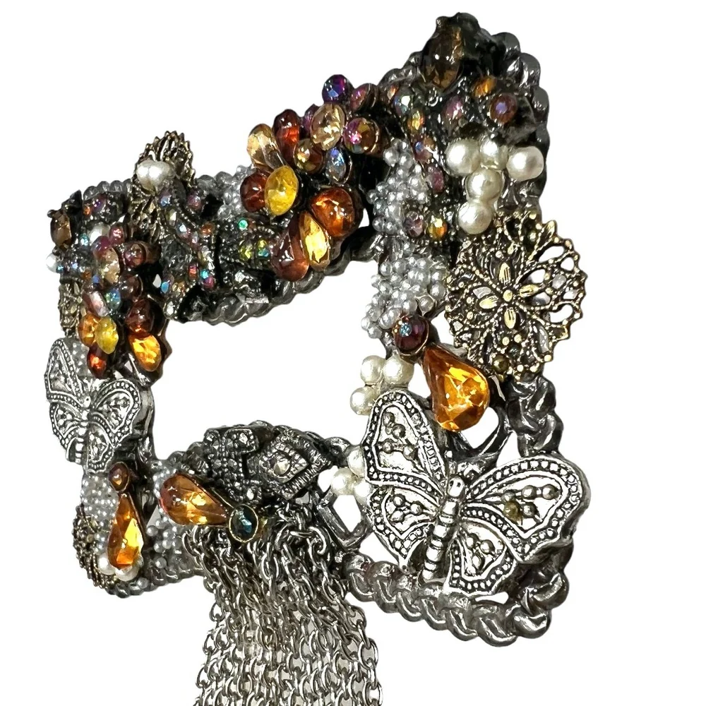 Vintage silver tone